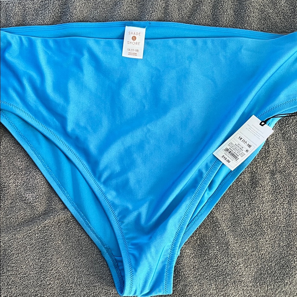 Shade & Shore Vibrant Blue Swim Bottom